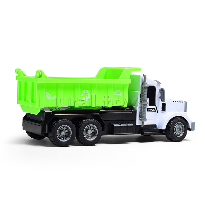 Машина "Мусоровоз" с контейнерами, р/у, 27 MHz, в коробке