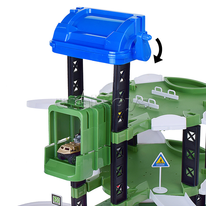 Парковка "Военный паркинг-2" в коробке