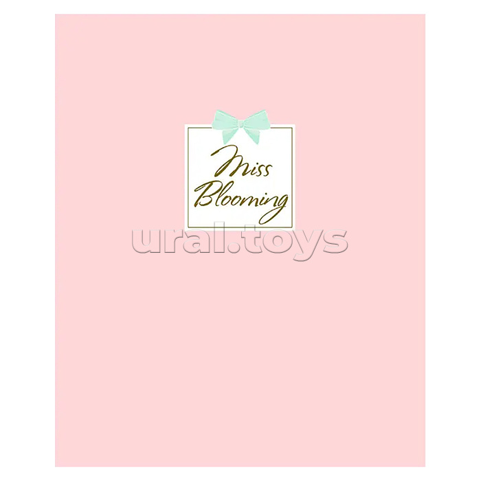 Тетрадь 48л. клетка "Miss Blooming" А5 скрепка