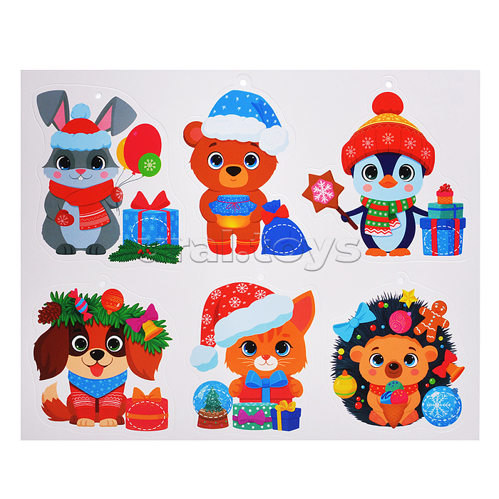 3Д аппликация. Новогодние игрушки с предсказаниями