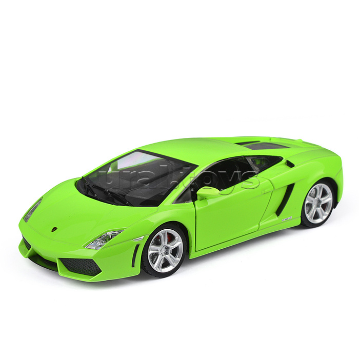 Машина металл Lamborghini Gallardo lp 560-4, 18 см, (двери, багажник, свет-звук)