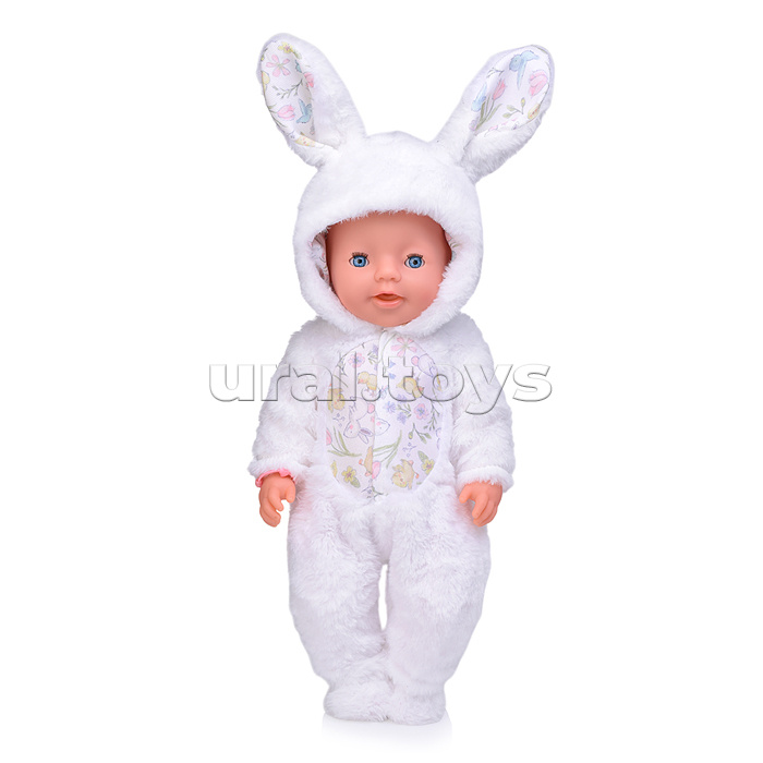 Пупс "Зайка" (пьет, писает, слезы) с аксессуарами, в коробке