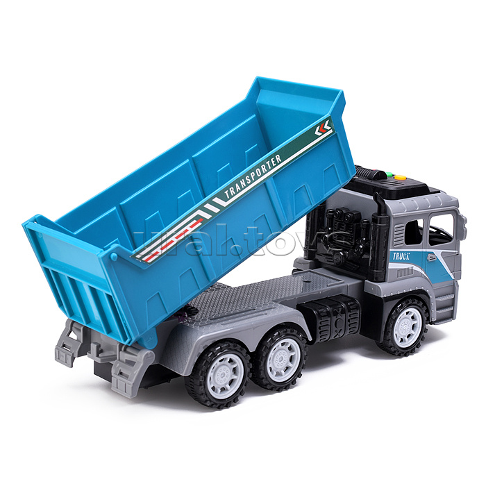 Машина "Строительная" на батарейках, в коробке