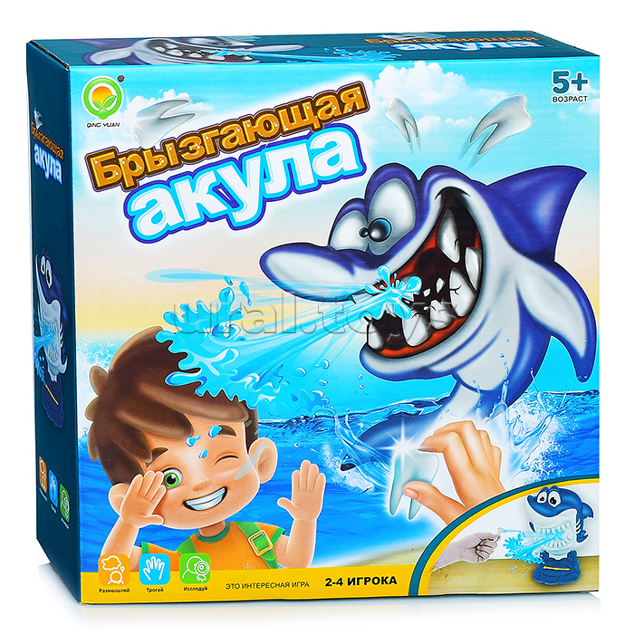 Веселая игра "Брызгающая акула" в коробке Веселая игра "Брызгающая акула" в коробке