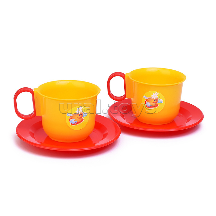 Посуда для кукол "Набор чашек с чайником"