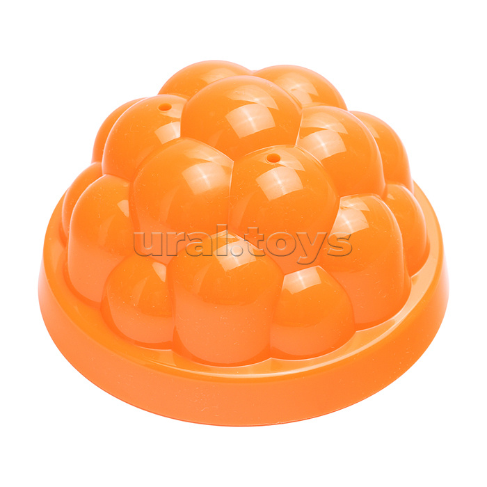 Набор №168 (в рюкзаке): ведро-цветок большое, ситечко-цветок большое, лопатка №5, грабельки №5, формочки (белочка + пёсик + котёнок + медведь), 3 формочки, лейка малая №4