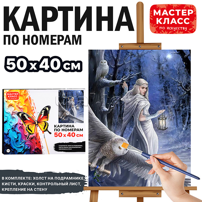 Набор для рисования "Картина по номерам 50х40 см. Полуночный вестник"