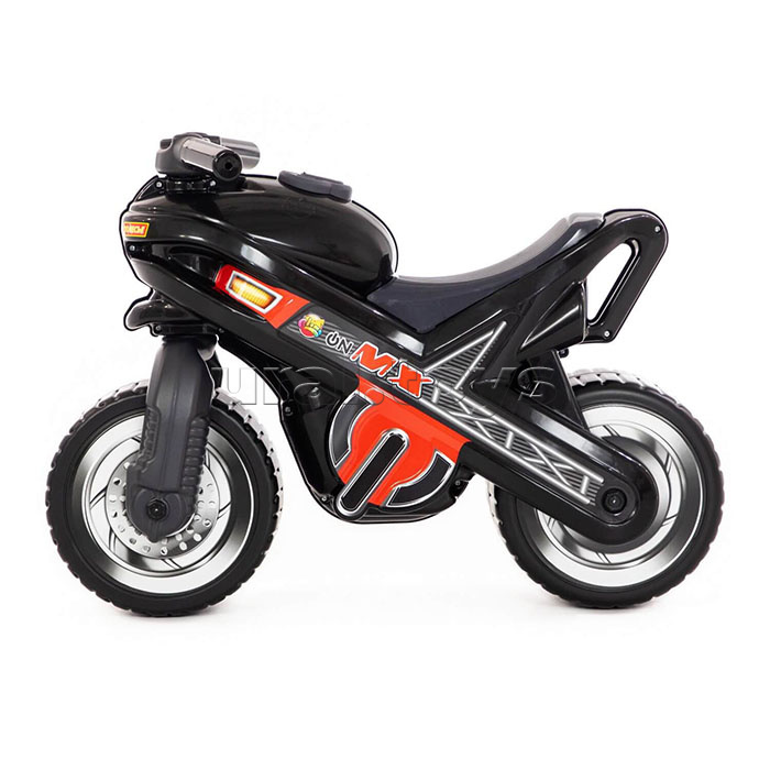 Каталка-мотоцикл "МХ" (чёрная)