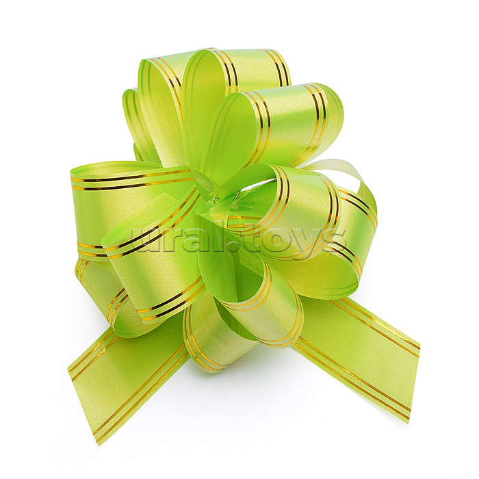 Бант-Шар 3,2см золотая полоса