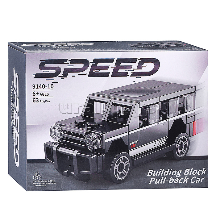 Конструктор "Машинка" (63 дет.) в коробке