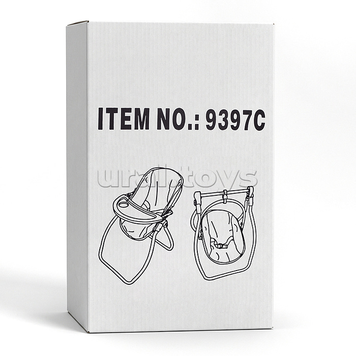 Качель для кукол металлическая, принт сладости