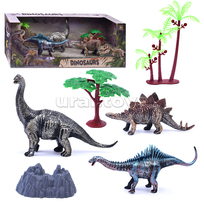 Набор динозавров "Эра динозавров" в коробке