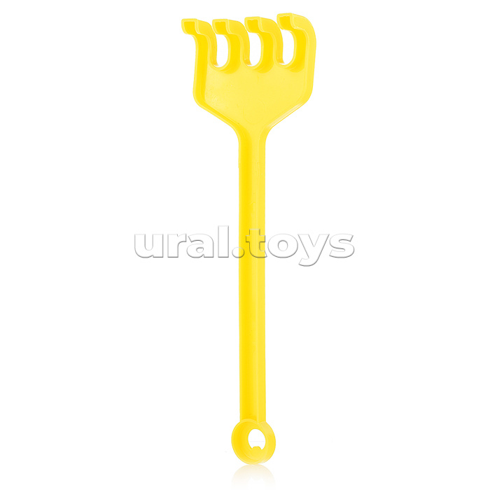 Песочный набор №106 (ведро 0,3 л, сито, совок, грабли, машинка "Бублик")