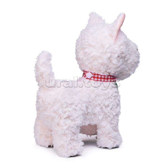 Собака "Снежок" (поет, ходит, повторяет) в пакете