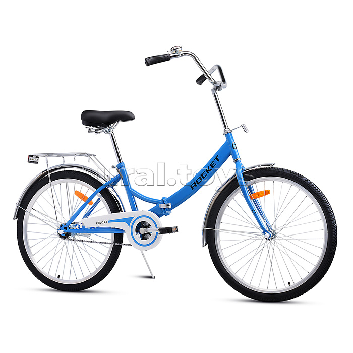 Велосипед 24" Rocket City Fold 24, цвет синий, размер 16"