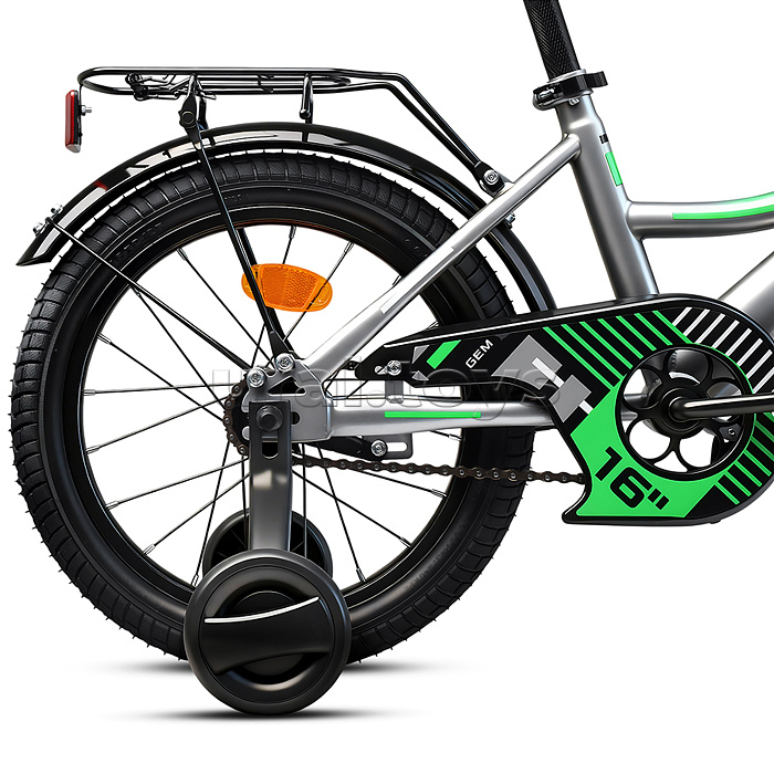 Велосипед 16" Rocket Gem, цвет серый