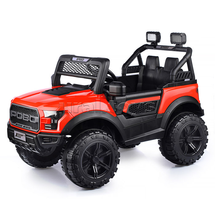 Электромобиль "Круиз" на аккумуляторе, с р/у управлением, в коробке (красный)