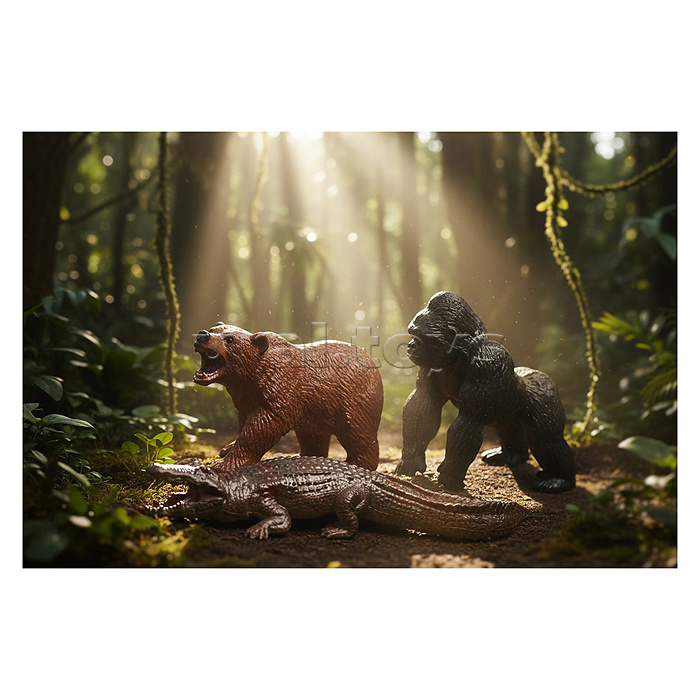 Набор животных "Ночные охотники" в пакете