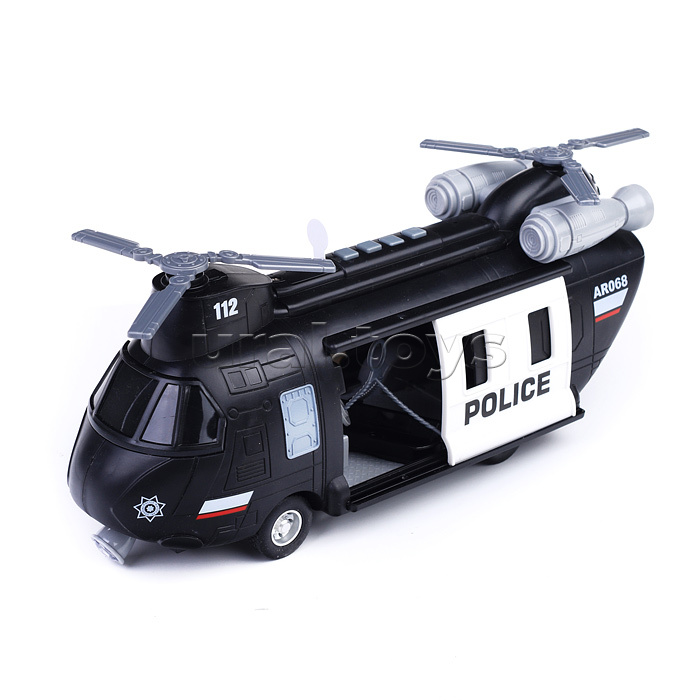 Вертолет "Полицейский" 1:16 (свет, звук) в коробке