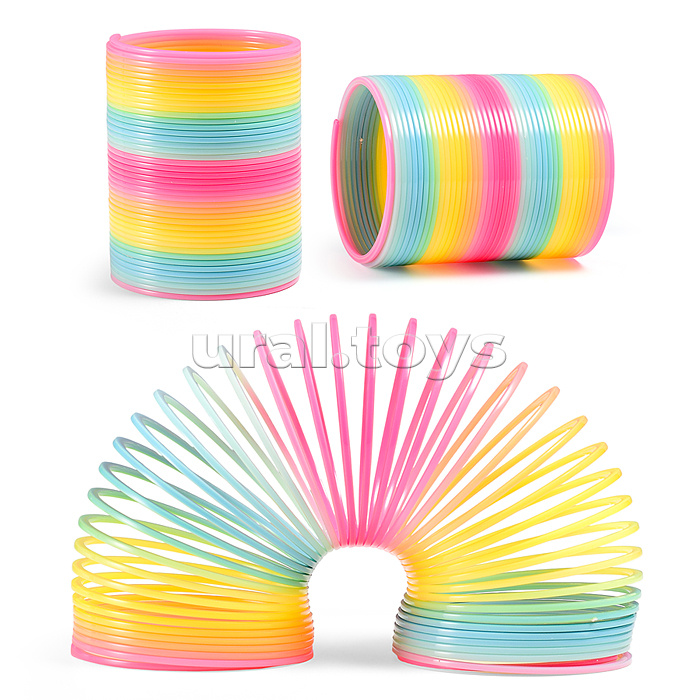 Игрушка-пружинка "Цветной бум"