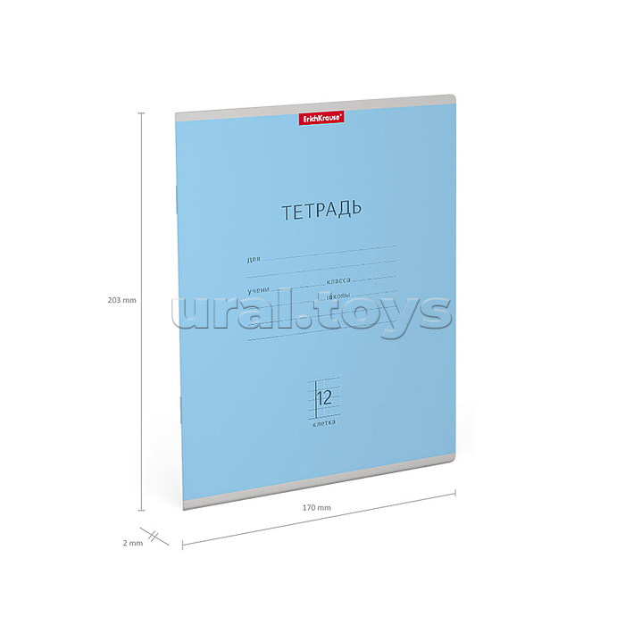 Тетрадь 12л., клетка, Классика Тетрадь 12л., клетка, Классика