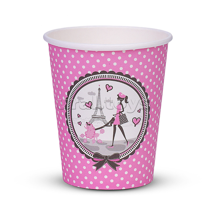 Набор посуды одноразовой "Париж" стаканы (10 шт)