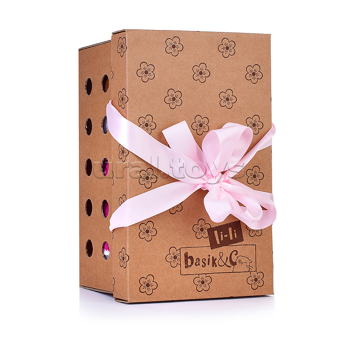 Кошка Ли-Ли в платье и с короной