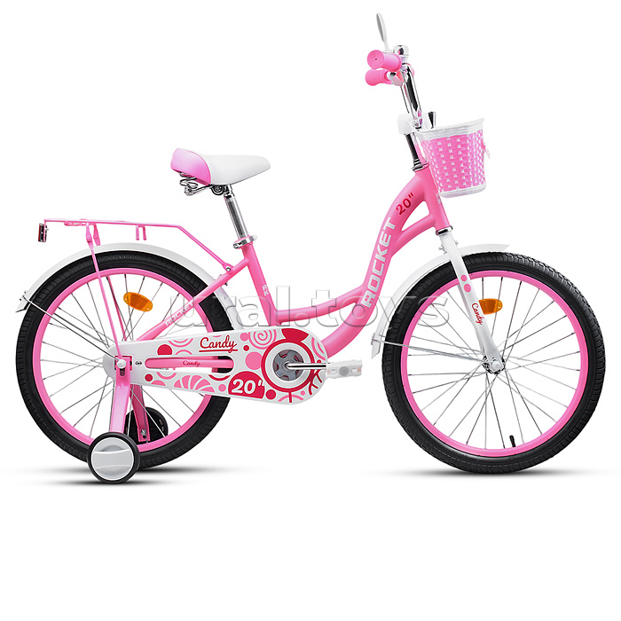 Велосипед 20" Rocket Candy, цвет розовый
