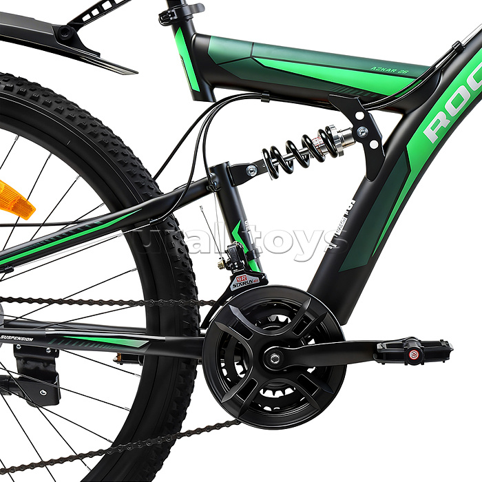 Велосипед 26" Rocket Azkar, цвет зеленый, размер 18"