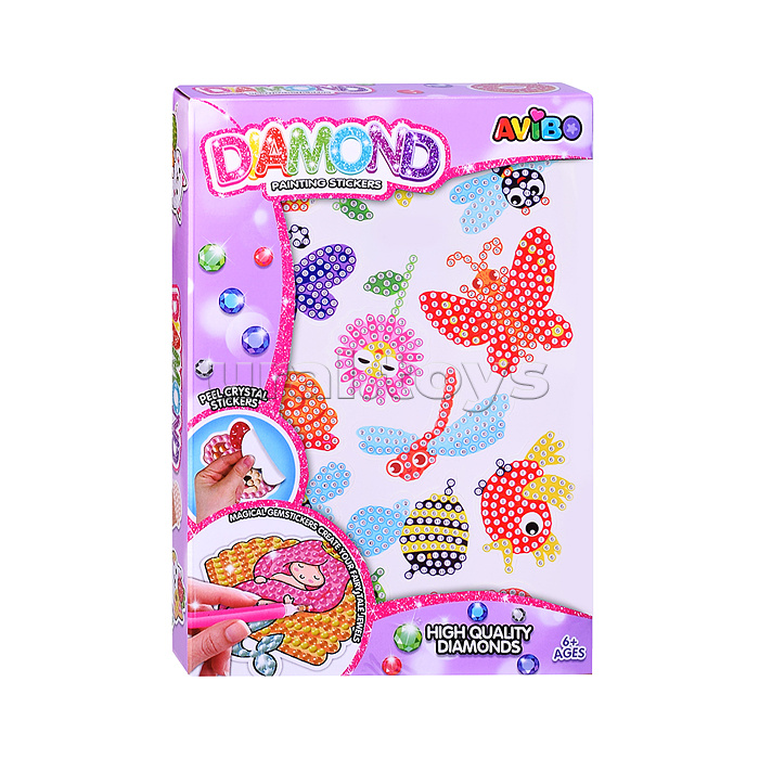 Мозаика алмазная "Насекомые" в коробке