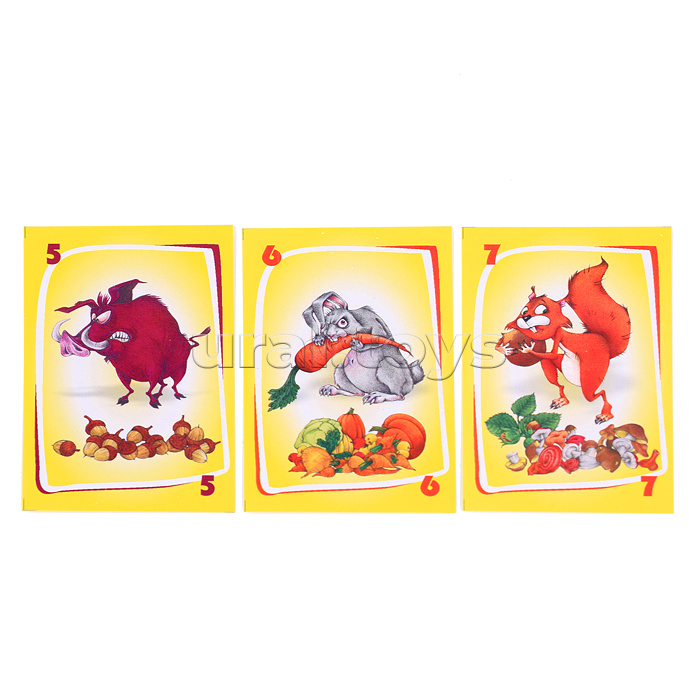 Карточная игра "Первобытные охотники" (карточки 49 шт. евро меловка)