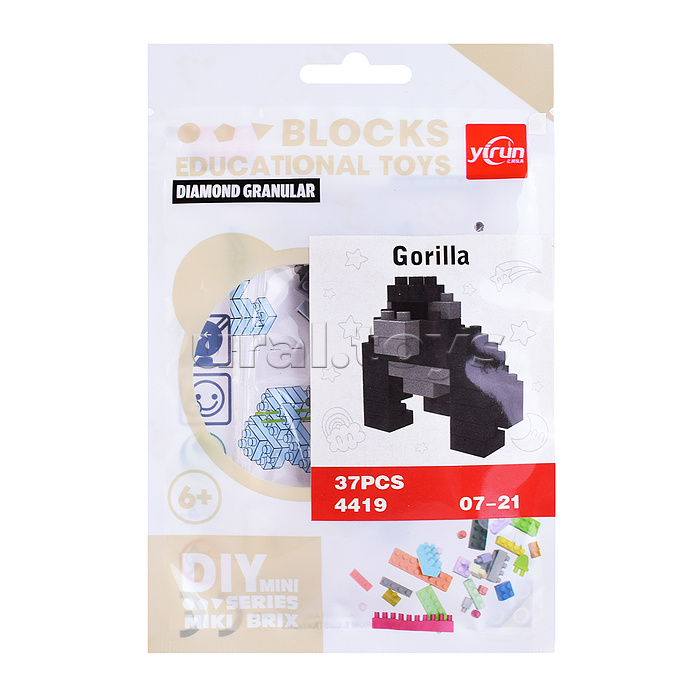 Конструктор "Животные" в ассортименте, в пакете