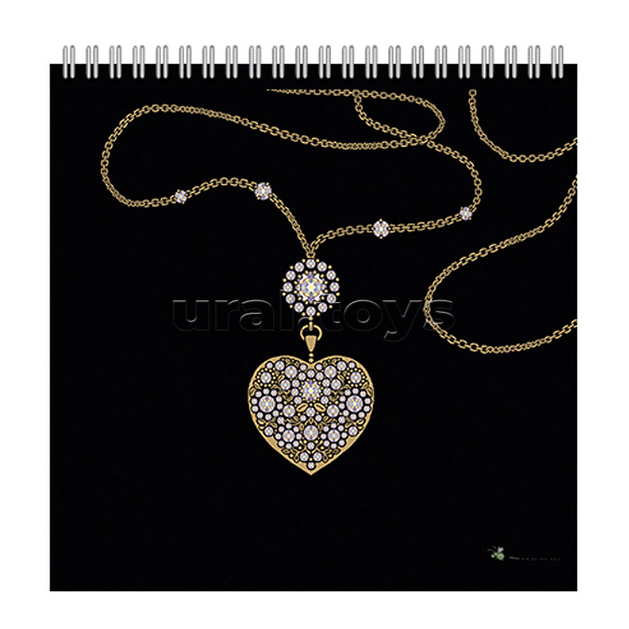 Блокнот 60л. клетка, Ассорти, гребень