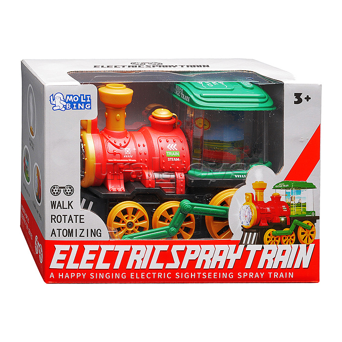 Паровоз "Странник" (свет, звук, дым) в коробке