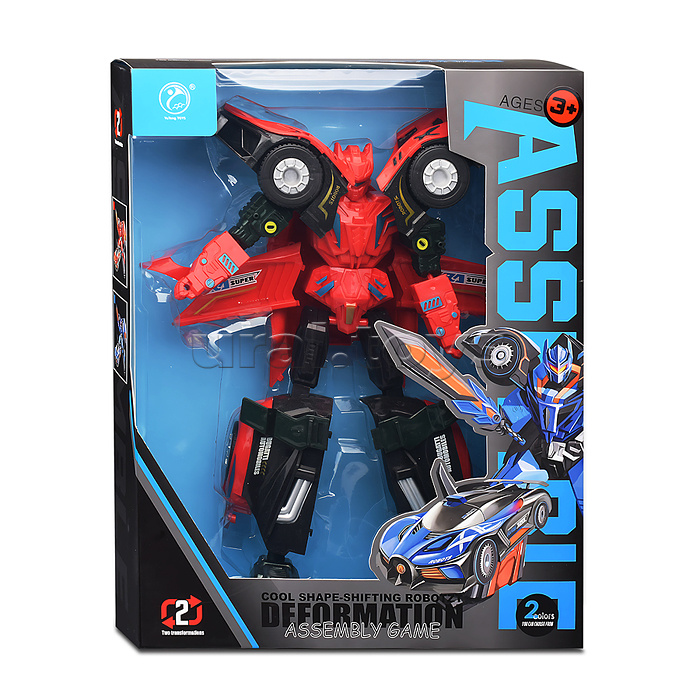 Робот "Космо воин" трансформирующийся в машину, в коробке