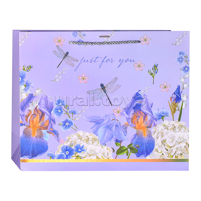 Пакет подарочный "Просто подарок" 32*26*11см.