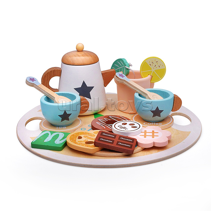 Набор посуды "Чайный набор" (бежевый)