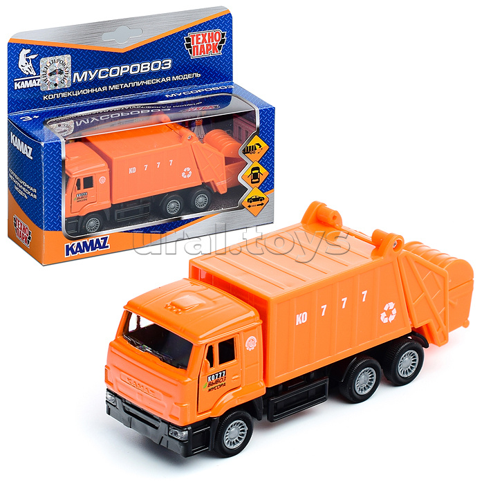 Машина металл KAMAZ Мусоровоз, 12 см, двери, подвижные детали, инерц. Машина металл KAMAZ Мусоровоз, 12 см, двери, подвижные детали, инерц.