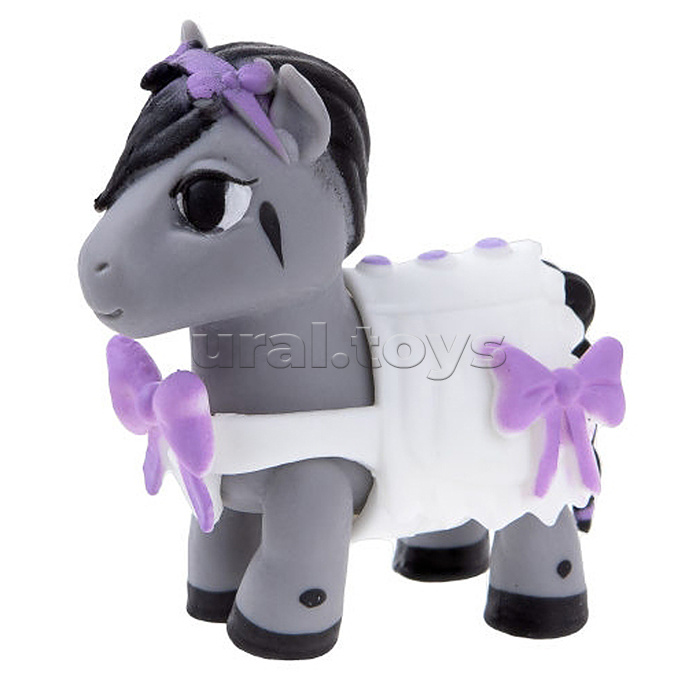 Пони на фасоне "Лили" (пони тянущиеся в костюмчиках 10см) пакет с окном