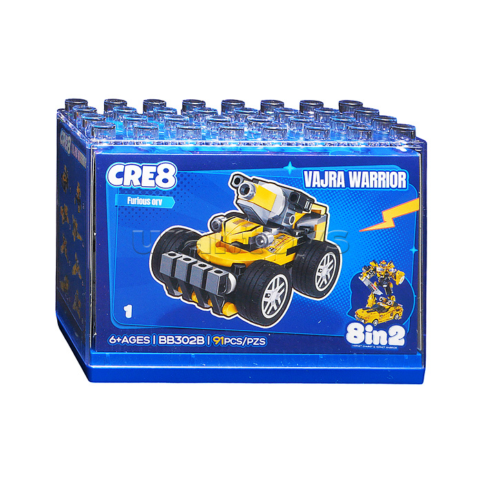 Конструктор "Супер-перевоплощение" 8 в 1 в коробке