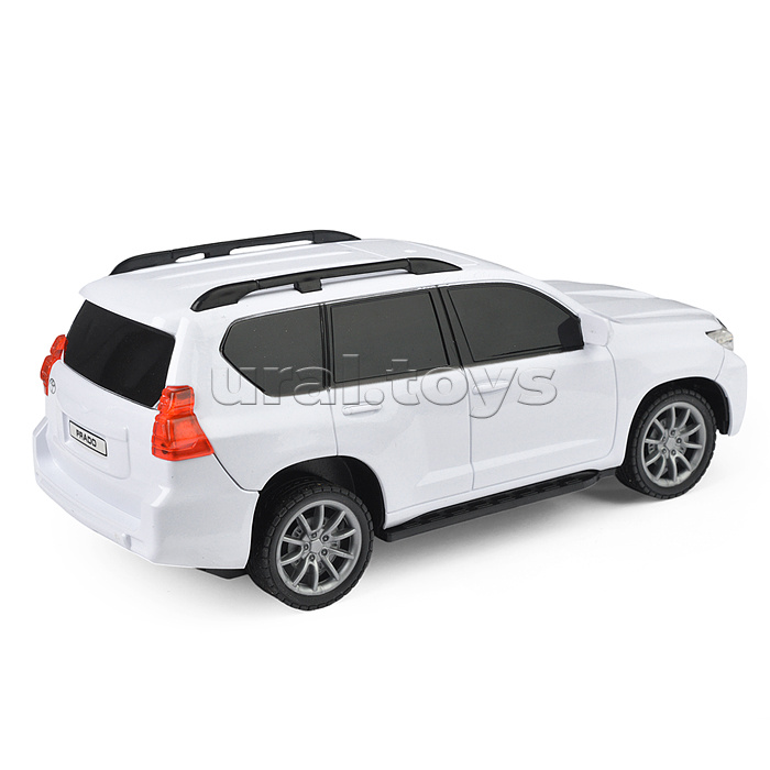 Машина Toyota Prado 19 см, (свет, р/у, белый)
