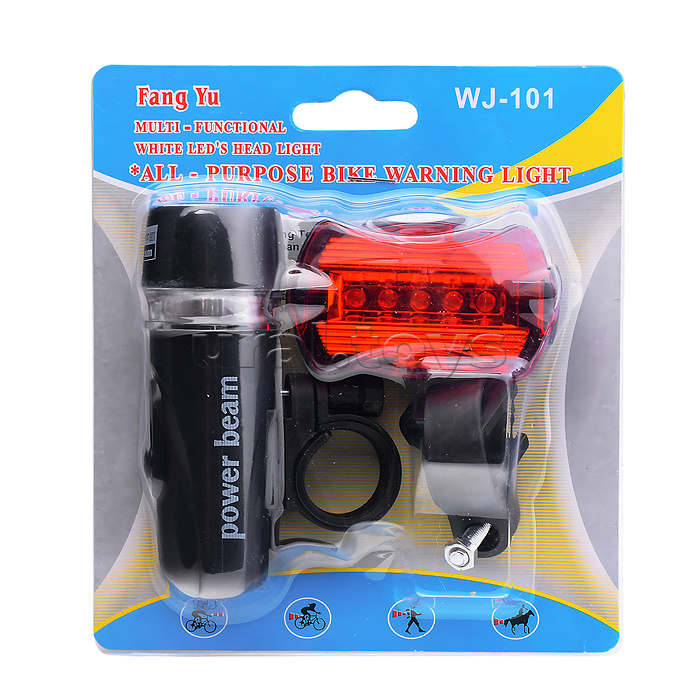 Набор Фонарей аккумуляторных велосипедных, 1200 мАч