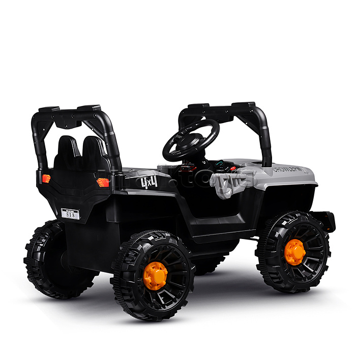 Электромобиль детский "Джип" (цвет серый)