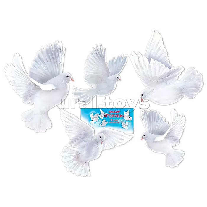 Набор оформительский "Голуби"