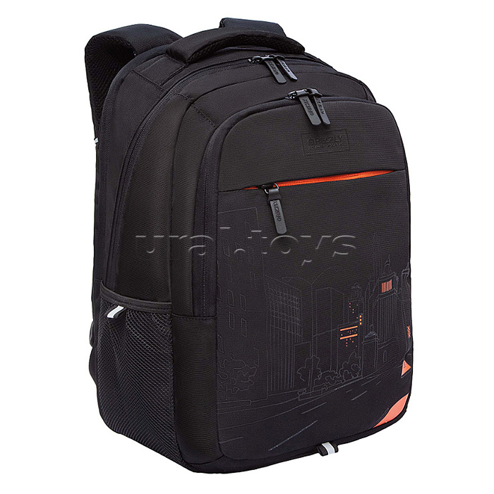 Рюкзак (/2 черный - оранжевый)