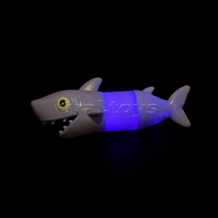 Игрушка-антистресс "Светящийся акулёнок" в коробке