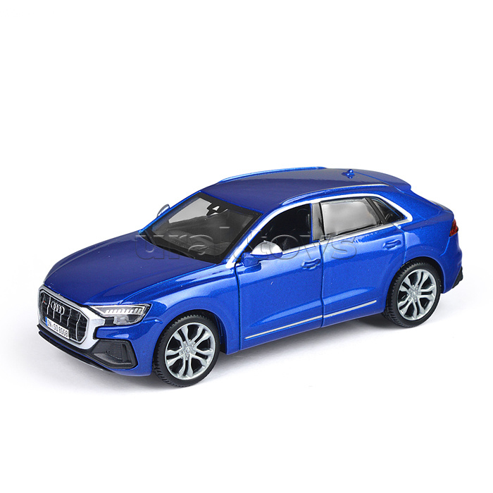 Машинка die-cast Audi SQ8 2020, 1:32, синяя