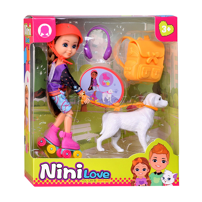 Кукла с аксессуарами "Кристина на прогулке" в коробке