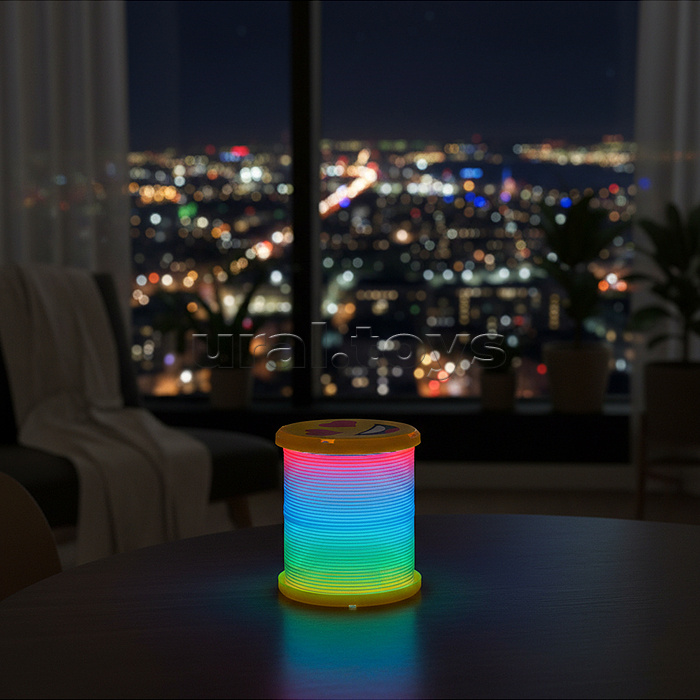 Игрушка-пружинка "Радостный смайлик"