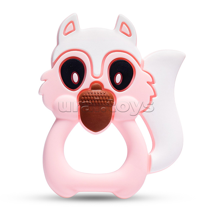 Игрушка -грызунок "Белка с орехом"